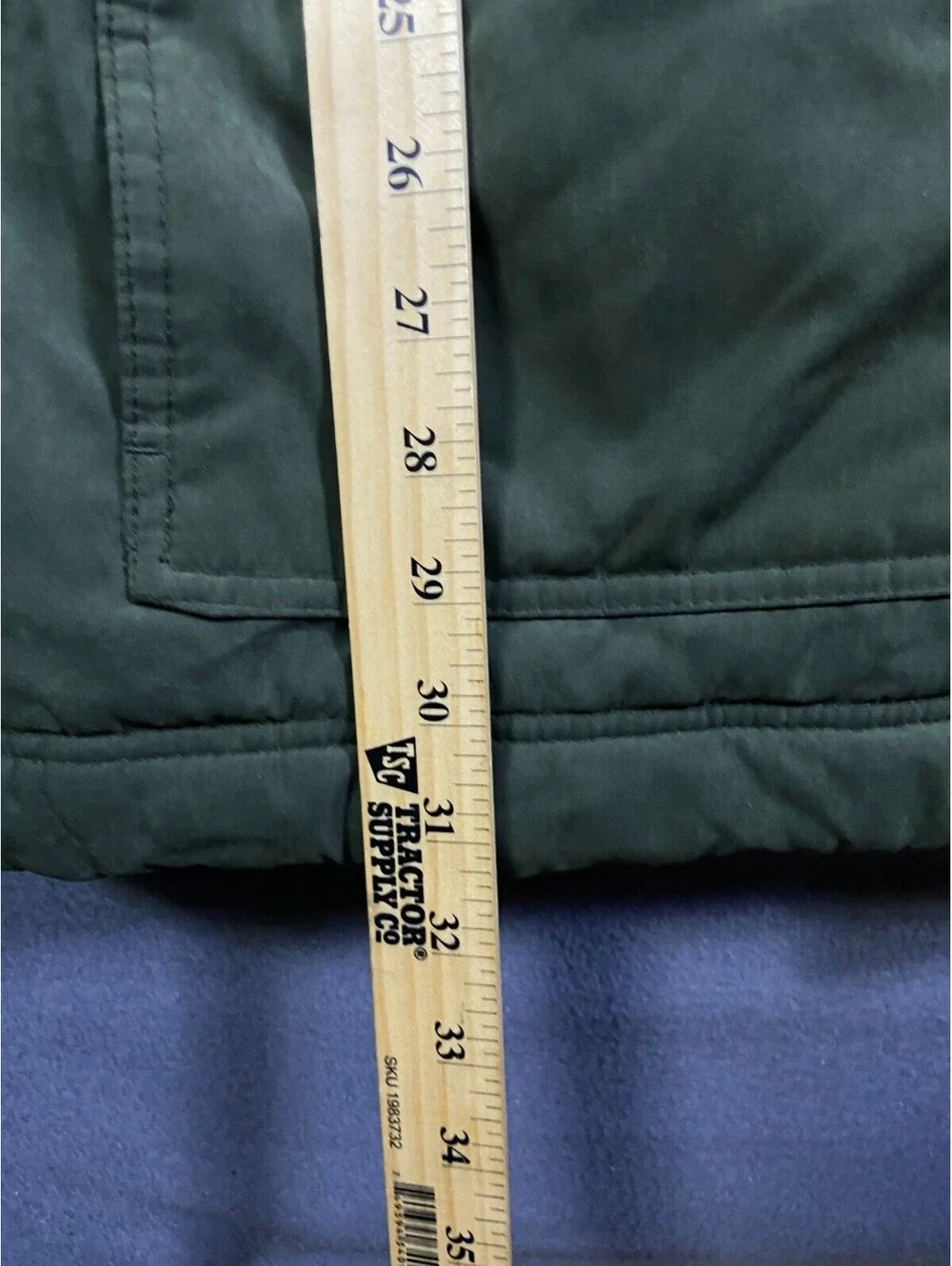 HOLLISTER LINED PARKA JACKET COAT OLIVE GREEN MENS SIZE XL NO FUR HOOD ACCENT